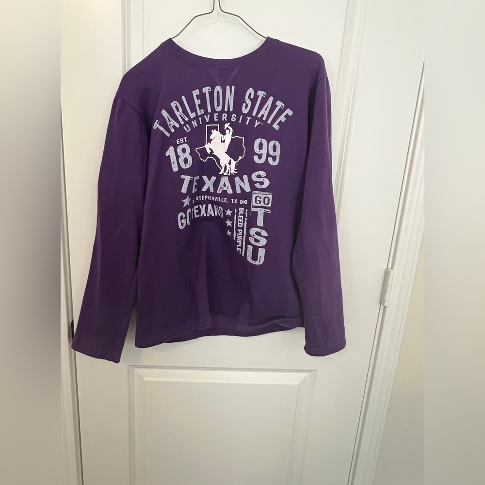 Kids Purple Long Sleeve Shirt